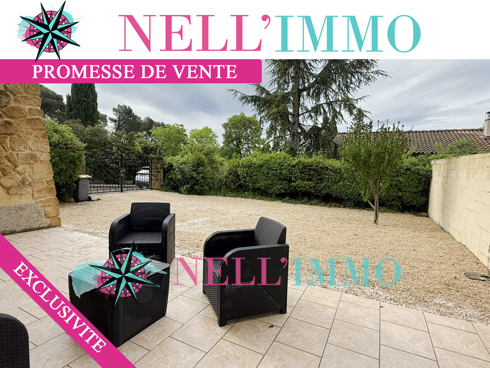 Image_1, Rez de jardin, Aurons, ref :204