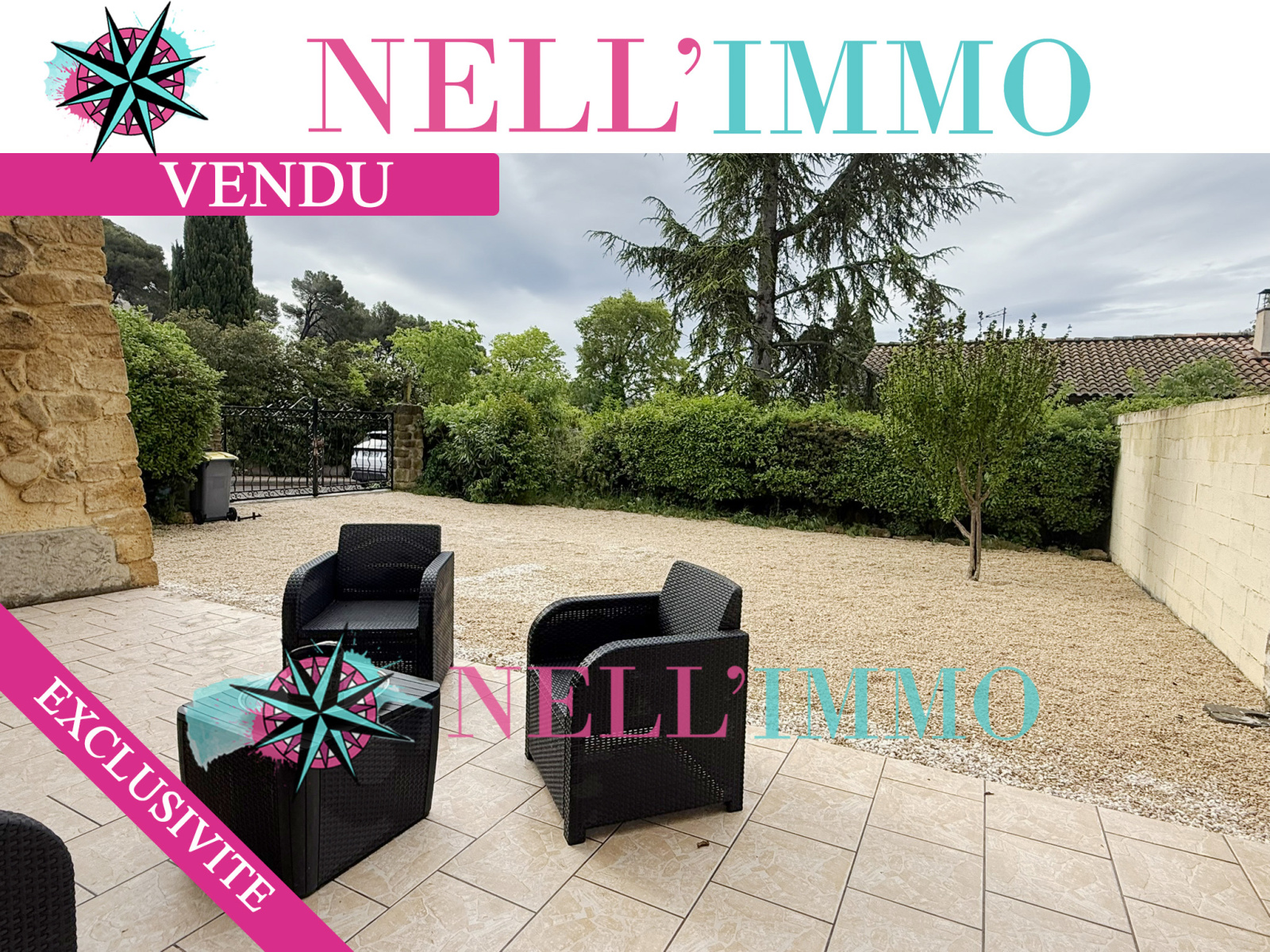 Image_1, Rez de jardin, Aurons, ref :204